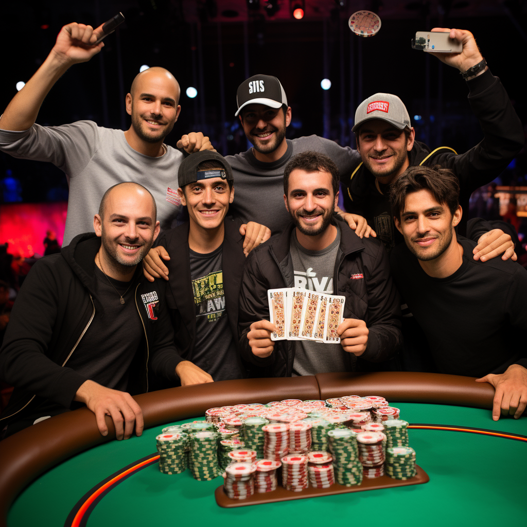 The WSOP Main Event was won by two different peopl...